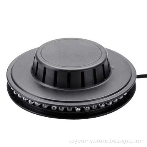 Micro Rotating RGB 48 LEDs Voice Control Sunflower Stage Light, 90V-240V, USA/EU Plug